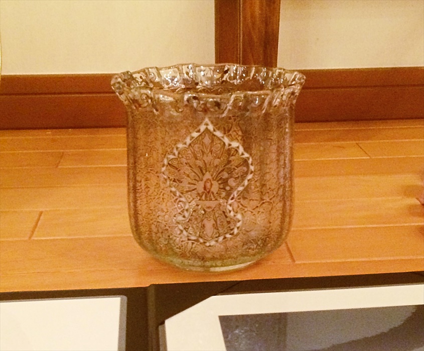 お客様ご自宅にあったエミールガレの花瓶