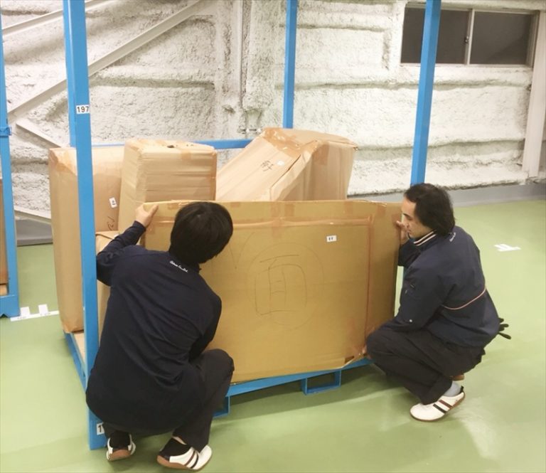 イタリア製アルフレックス（arflex）ソファの保管！室内型自社保管倉庫ハイグレードブースで行った荷物の一時お預かりサービスの品質… | PREMIUM STORAGE SERVICE